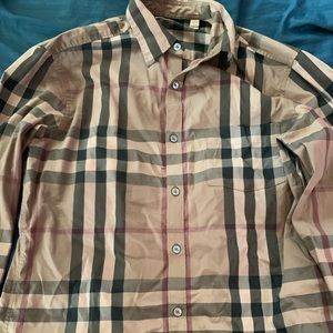 Authentic Burberry Button up